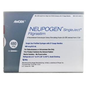 Neupogen Injection 480mcg/0.8mL SingleJect Prefilled Syringe 0.8mL 10/Package