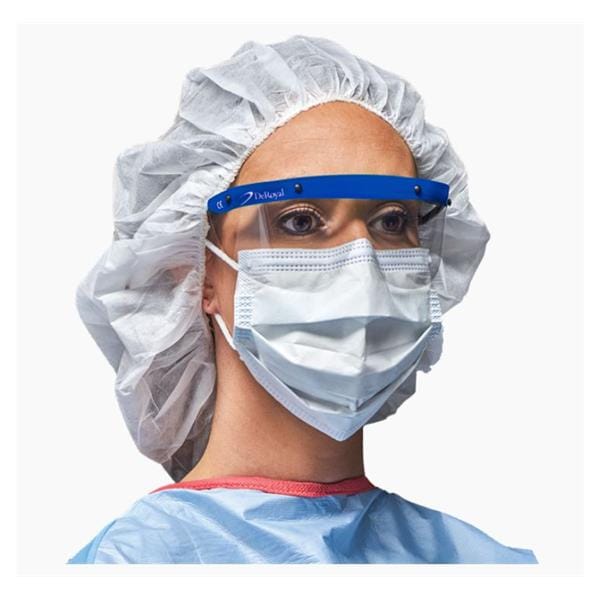 EPEyest X Wrap Around Eye Shield Pre-Assembled Clear/Blue Headband Disp 100/Ca