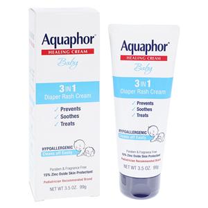 Aquaphor Diaper Rash Cream Zinc Oxide 15% Fragrance Free 3.5oz/Tb