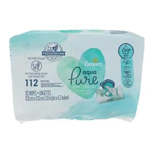 Pampers Aqua Pure Baby Wipes 112/Pk
