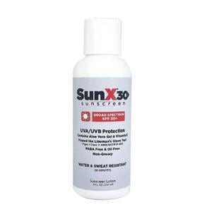 SunX Sunscreen Lotion 8oz Water Resistant 12/Ca