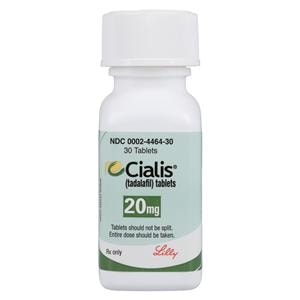 Cialis Tablets 20mg Bottle 30/Bottle Each