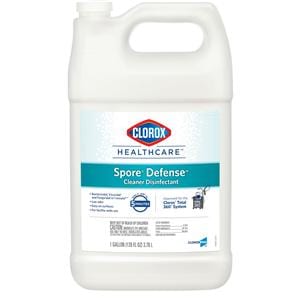 Spore Defense Surface Cleaner Disinfectant Refill Bottle Low Odor 128 oz 4/Ca