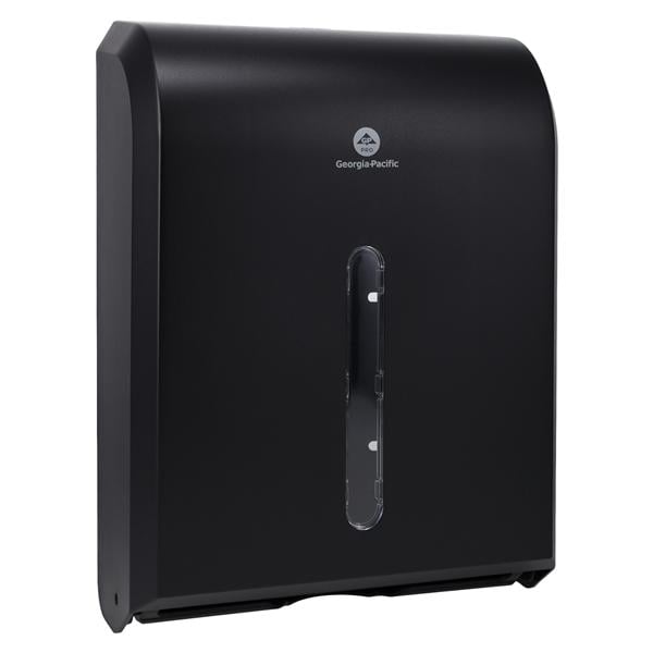 Paper Towel Dispenser Black Plastic Ea