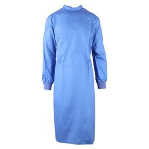 Isolation Gown Adult 2X Large Blue Reusable Ea