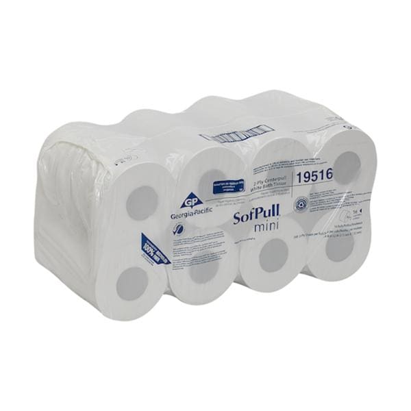 SofPull Center Pull Toilet Tissue White 2 Ply 16/Ca