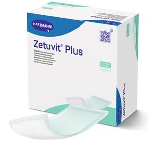 Zetuvit Plus Non-Woven Non-Border Dressing 8x16" Sterile Rectangle Spr Abs
