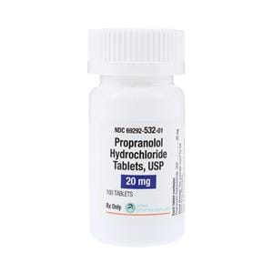 Propranolol HCL 20mg Each