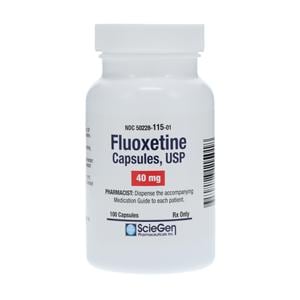 Fluoxetine HCl Capsules 40mg Bottle 100/Bottle Each