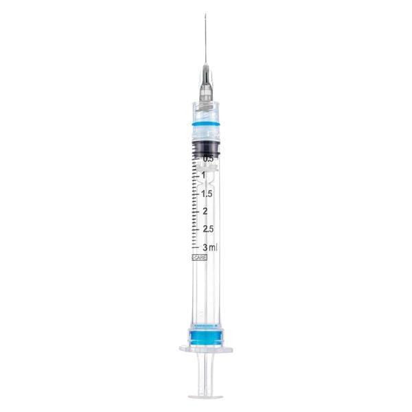 Sol-Care Safety Needle/ Syringe 25gx1" 1mL Safety Low Dead Space 25/Bx