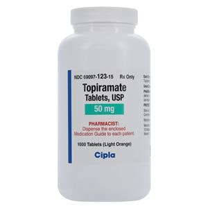 Topiramate Tablets 50mg Bottle 1000/Bottle Each