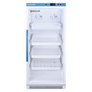 Accucold Laboratory Refrigerator 8 Cu Ft Glass Door 2 to 10C Ea