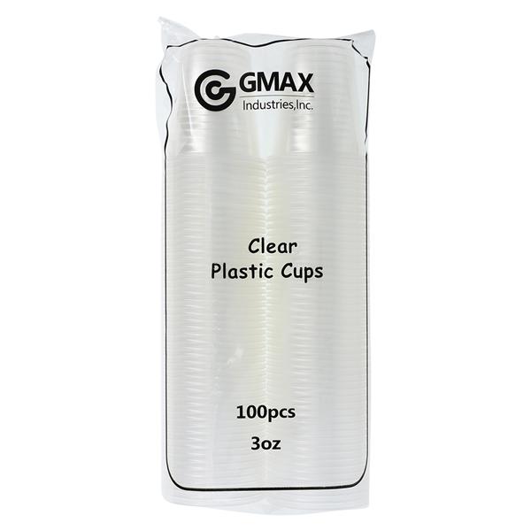 Drinking Cup Plastic Clear 3 oz Disposable 100/Pk, 25 PK/CA