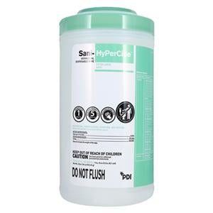 Sani-HyPerCide Germicidal Wipes X-Large Canister 65/Cn, 6 CN/CA
