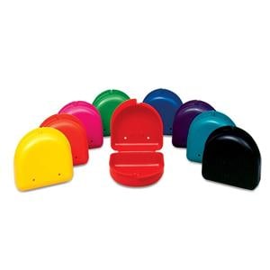 Ortho Technology Retainer Cases Keyholder Style Set Aqua 25/Pk