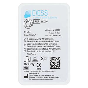 Base Titanium Engaging 5.0 Nobel Replace Ea