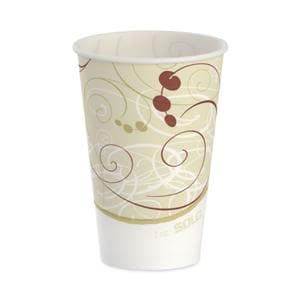 SOLO Cold Drinking Cup Paper Symphony Design 7 oz Disposable 100/Pk