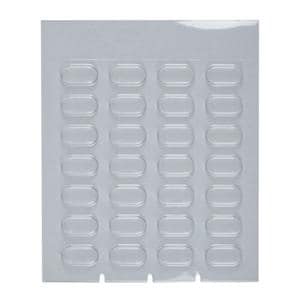 Cold Seal Blister Medium 3/8" Deep Clear Disposable 500/Bx