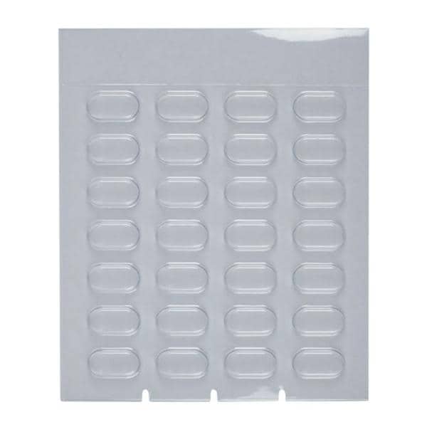 Cold Seal Blister Medium 3/8" Deep Clear Disposable 500/Bx