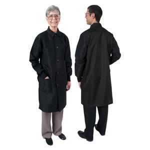 Coat 3 Pkts Lng Tprd Slves / Cffs f/ Overgloving 41 in 4X Large Blk Unisex Ea