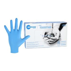 ViVa Nitrile Exam Gloves Medium Ocean Blue Non-Sterile, 10 BX/CA
