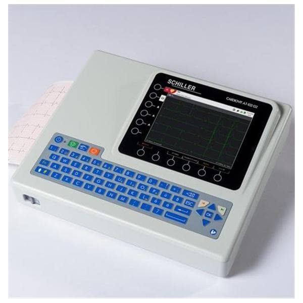 Cardiovit AT-102 G2 Resting Electrocardiograph New Bat Pwr w/ Tch Fnctn Keys Ea