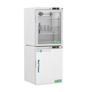 Pharmacy Refrigerator/Freezer 5.2 Cu Ft/4 Cu Ft Glass Door/Solid Door Ea