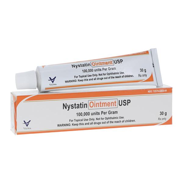 Nystatin Topical Ointment 100,000U/gm Tube 30gm Each