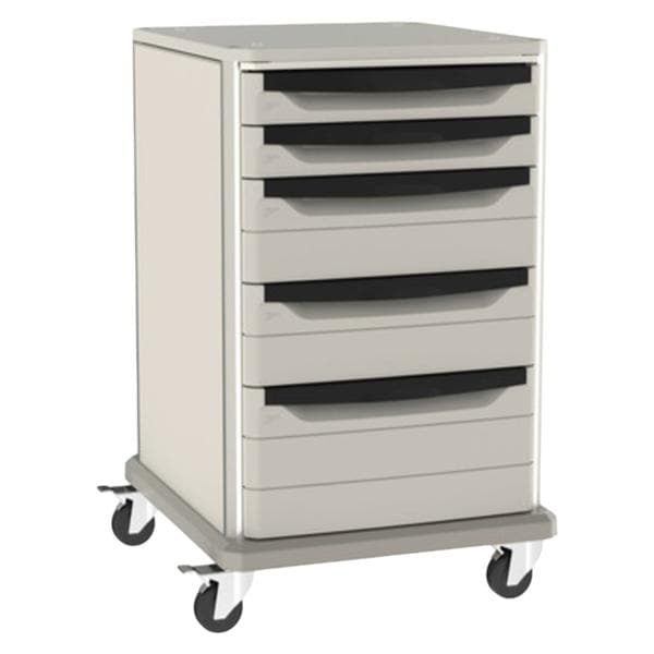 Starsys Storage Cart 24.9x22.7x34.05" 3" Swivel Caster (5) Drawer No Lock