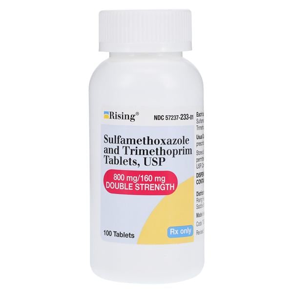 Sulfamethoxazole/Trimethoprim Tablets 800mg/160mg 2X Bottle 100/Bottle Each