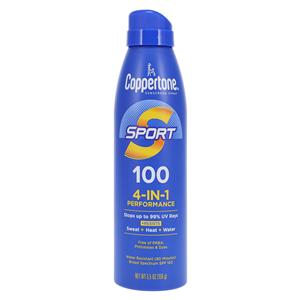 Coppertone Sport Sunscreen Spray Fragrance Free Adult 5.5oz Water Resistant Ea