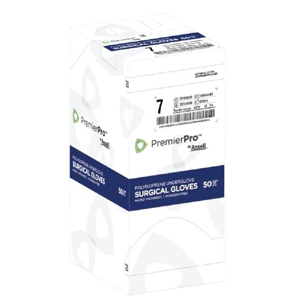 PremierPro Polyisoprene Surgical Undergloves 7 Green