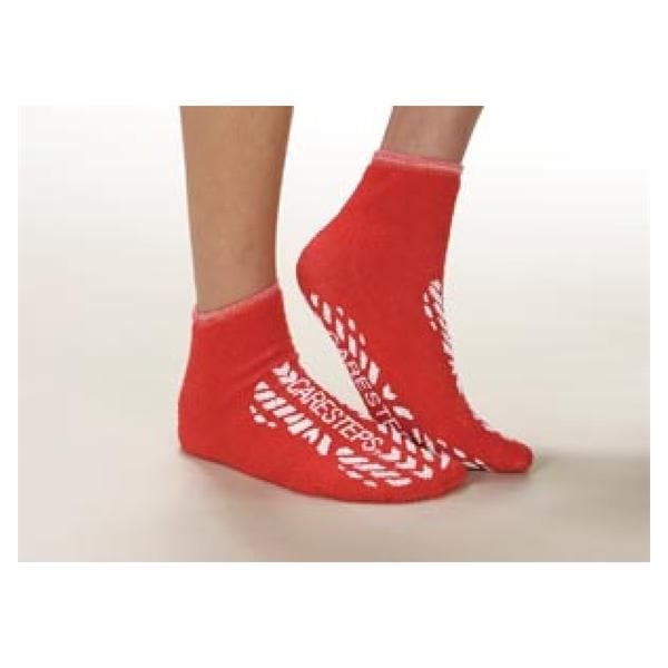 Patient Slippers Fabric Red X-Large 96/Ca