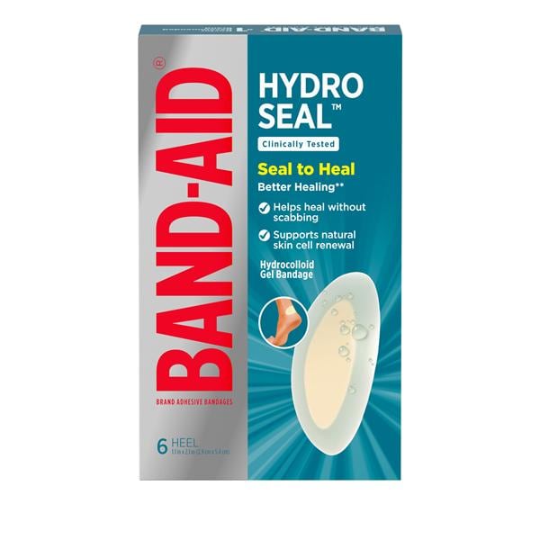 Band-Aid HydroSeal Protective Bandage Hydrocolloid 1.1x2.1" Natural Strl 144/Ca