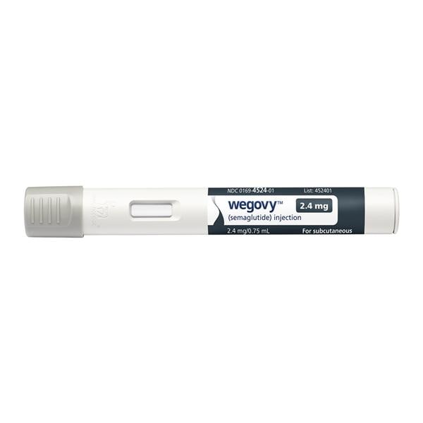 Wegovy Injection 2.4mg Prefilled Pen 0.75mL 4/Package