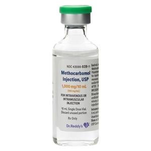 Methocarbamol Injection 100mg/mL SDV 10mL 10/Package