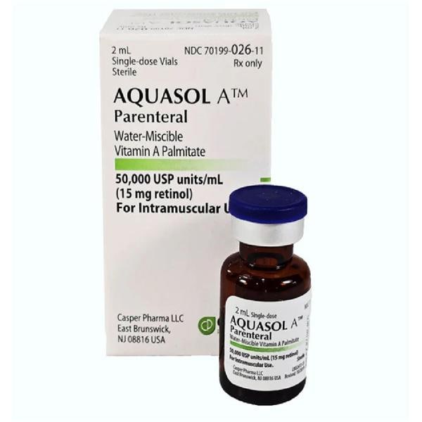 Aquasol-A Injection 50mu/mL SDV 2mL Each