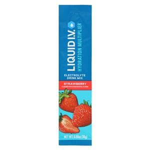 Liquid IV Electrolyte Powder Strawberry Packet 100/Ca