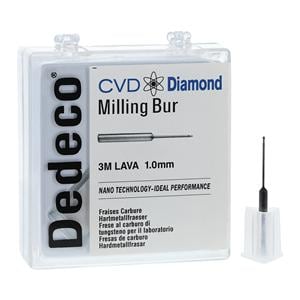 CVD Diamond Milling Bur 1.0mm Ea