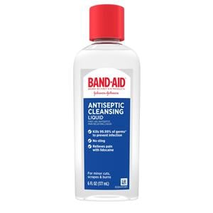 Band-Aid Hurt Free Antiseptic Wash 6oz/Bt, 24 BT/CA