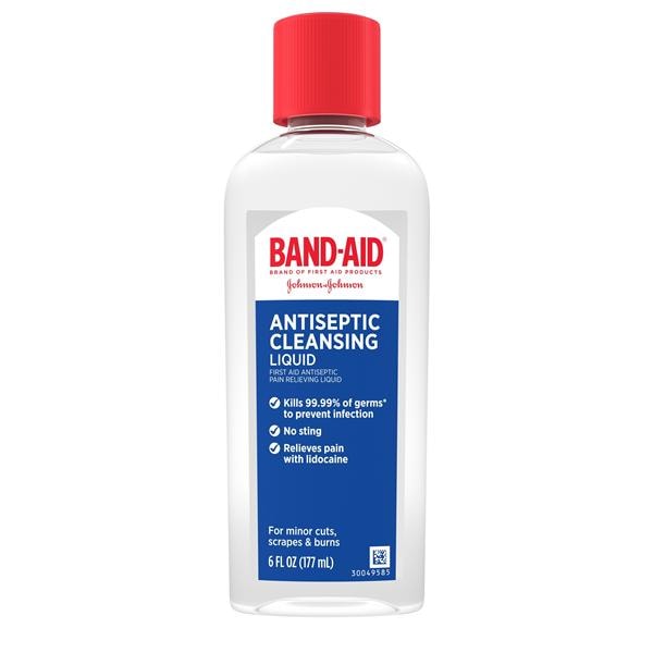 Band-Aid Hurt Free Antiseptic Wash 6oz/Bt, 24 BT/CA