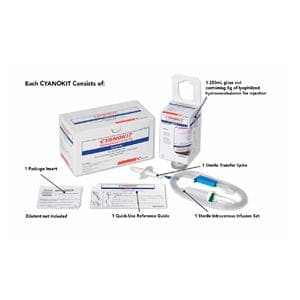 Cyanokit Cyanide Antidote Injection 5gm Kit 250mL Each
