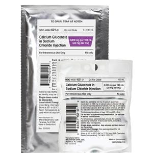 Calcium Gluconate Injection 200mg/mL SDV 100mL 24/Package