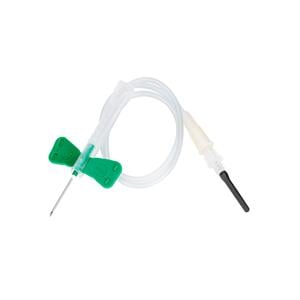 Blood Collection Needle 21gx3/4" Green Safety Shield 50/Bx