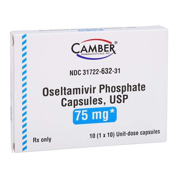 Oseltamivir Phosphate Capsules 75mg Unit Dose 10/Package Each