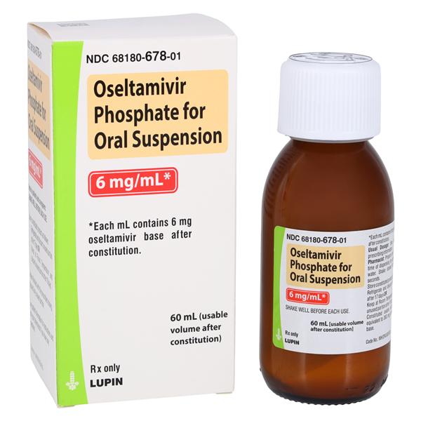 Oseltamivir Phosphate Oral Suspension 6mg/mL Tutti-Frutti Bottle 60mL Each