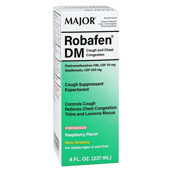 Guaifenesin DM Oral Syrup 100/10mg/5mL Fruit 8oz Bottle 8oz/Bt