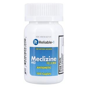 Meclizine Tablets 12.5mg 100/Bt
