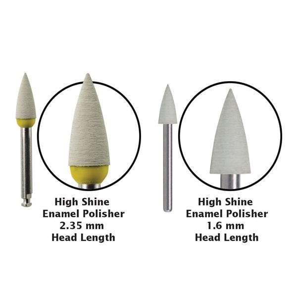 High Shine Enamel Polisher Silver With FG 3/Pk