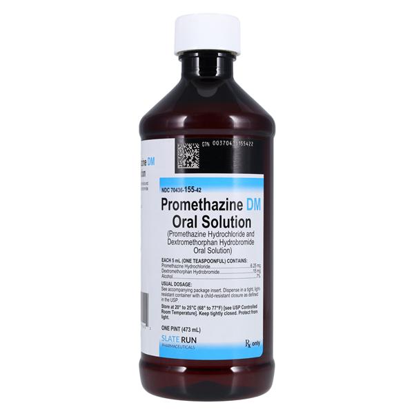 Promethazine HCl DM Oral Sol 6.25mg/15mg/5mL Orange-Pineapple Btl 473mL Each